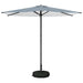 Hageparasol med base 270 x 270 cm Polyester Rektangulær