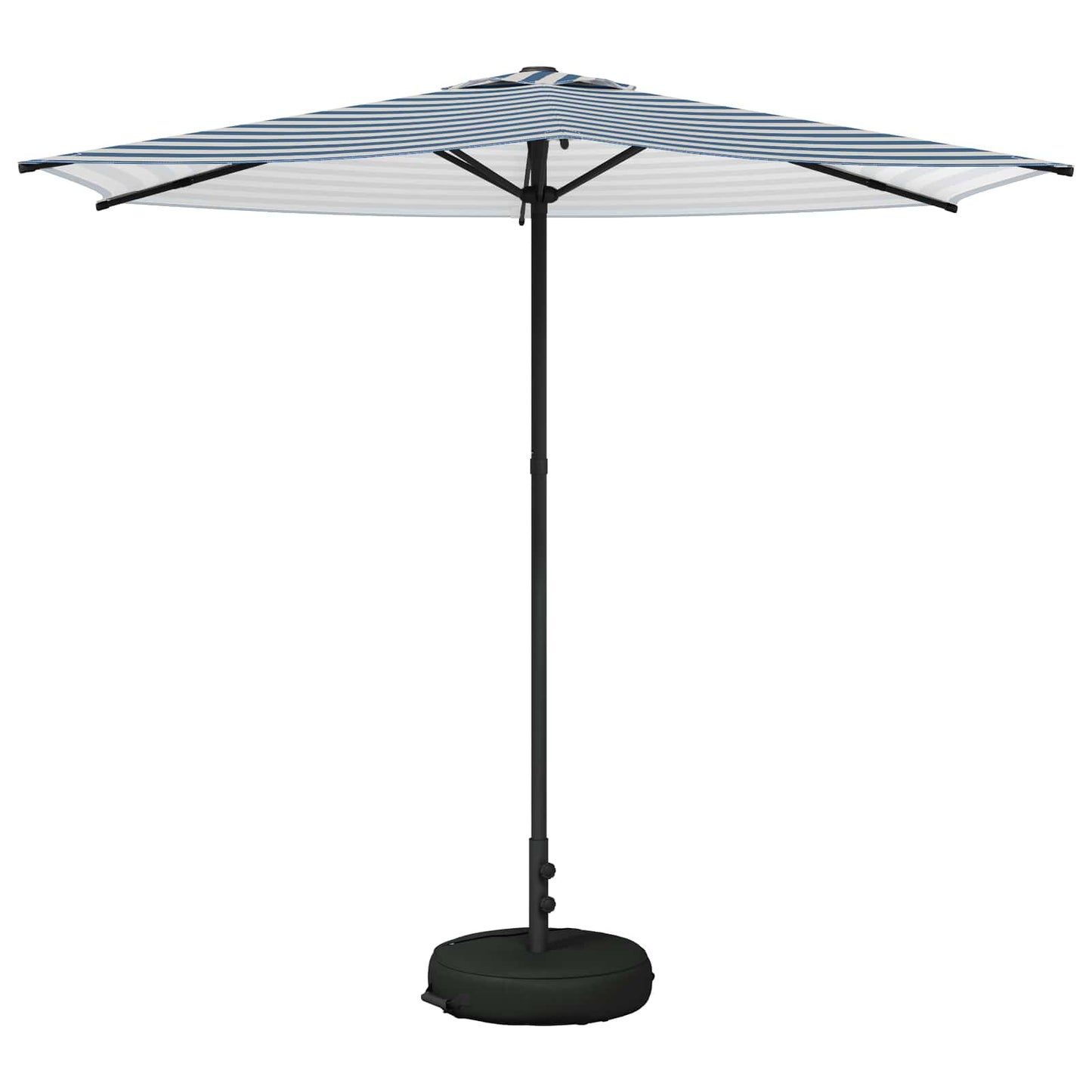 Hageparasol med base 270 x 270 cm Polyester Rektangulær