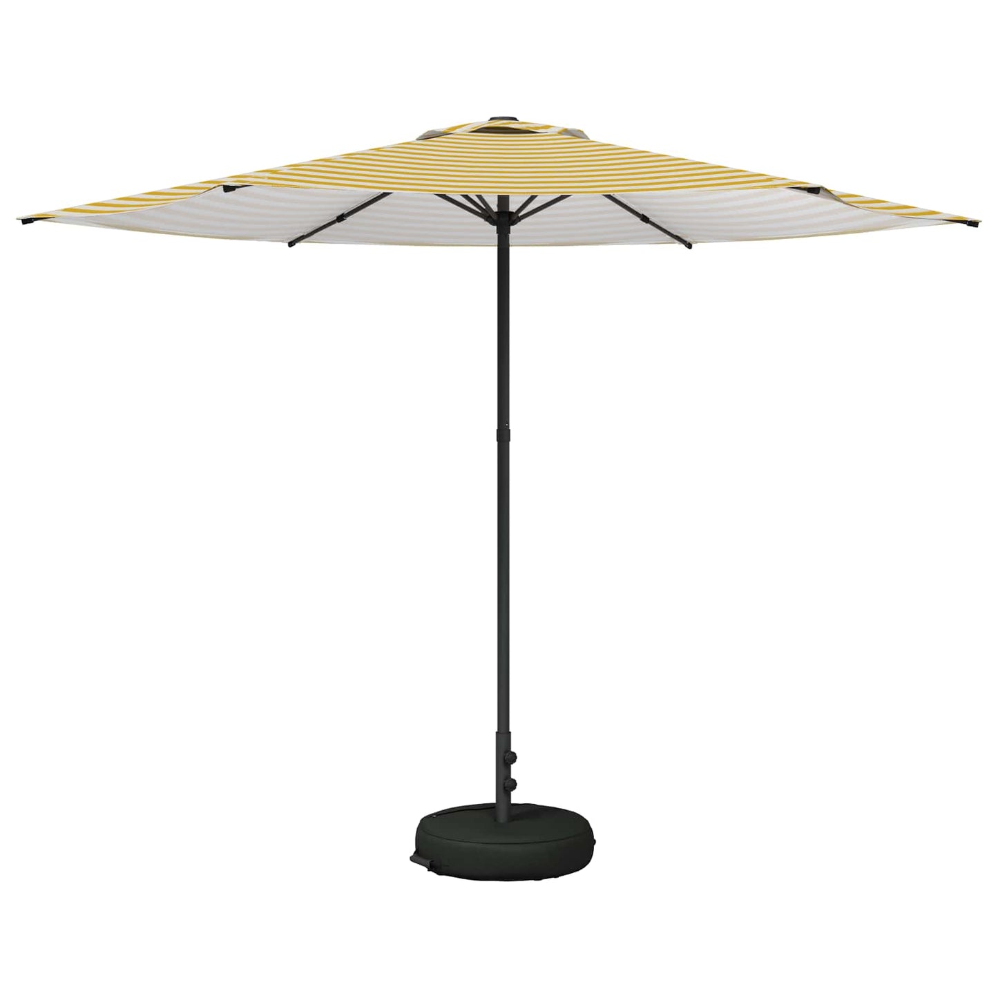 Hageparasol med base 300 x 300 cm Polyester Rektangulær