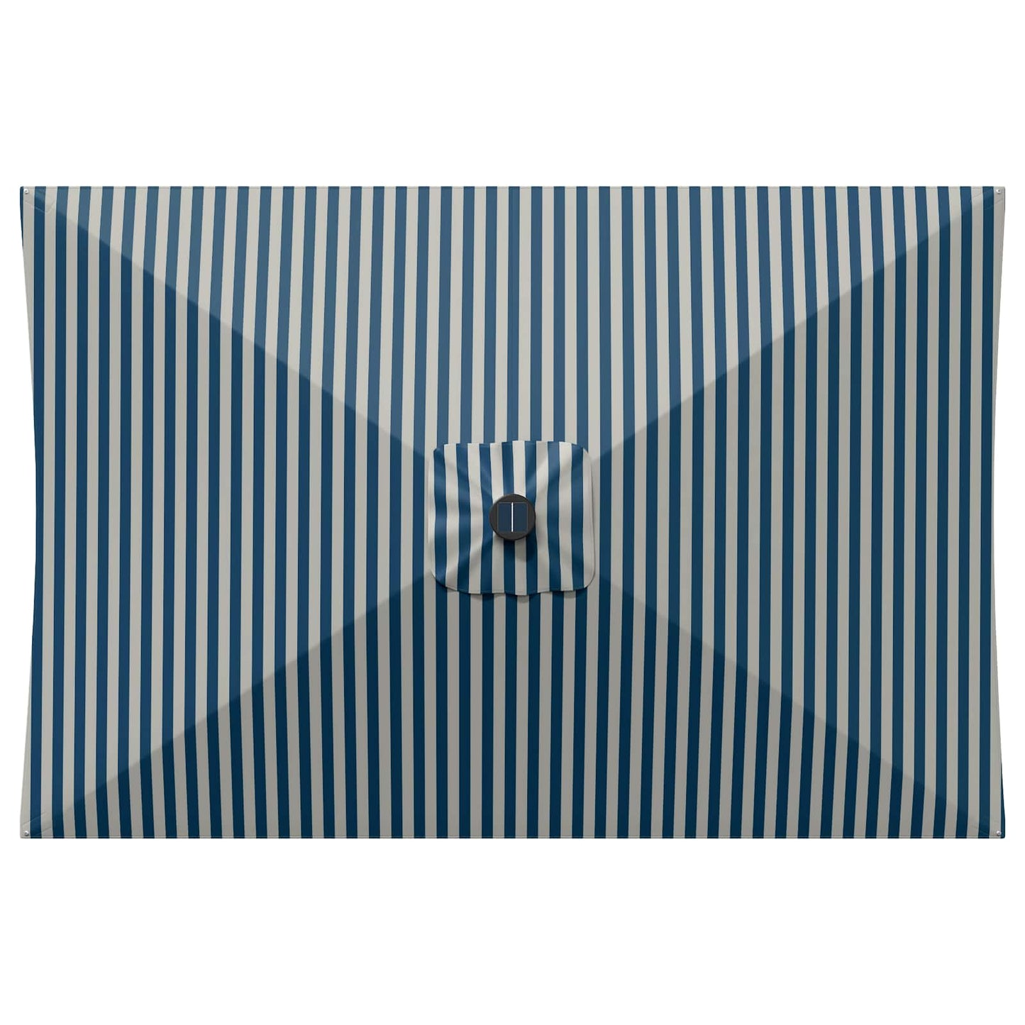Hageparasol med LED-lamper og fot 200 x 300 cm Polyester