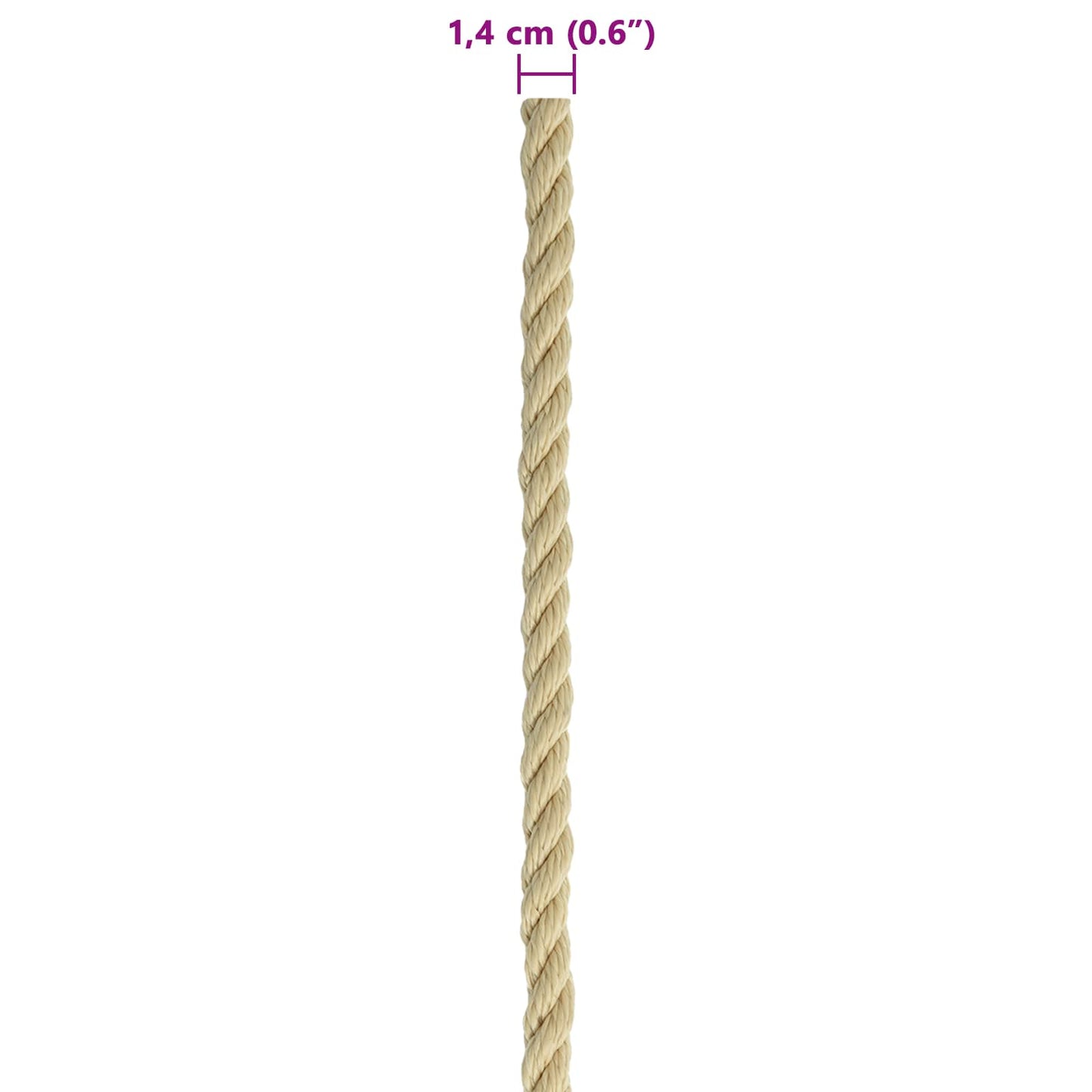 Båtsnor 25 m 1.4 Naturlig PP