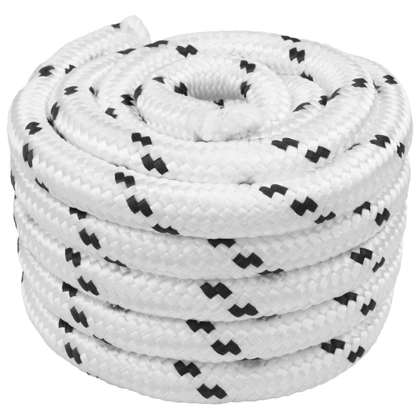 Båtsnor 2.5 mm 25 m Hvit Polyester