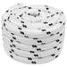 Båtsnor 2.5 mm 50 m Hvit Polyester