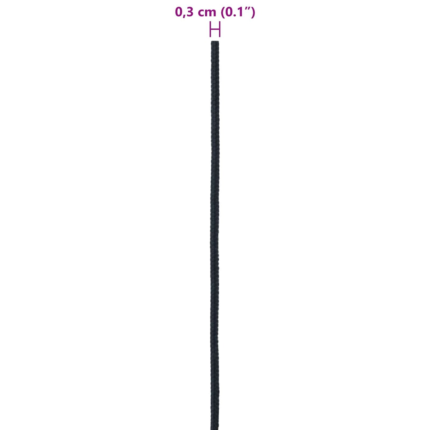 Båtsnor 0.3 mm 50 m Kongeblå Polyester