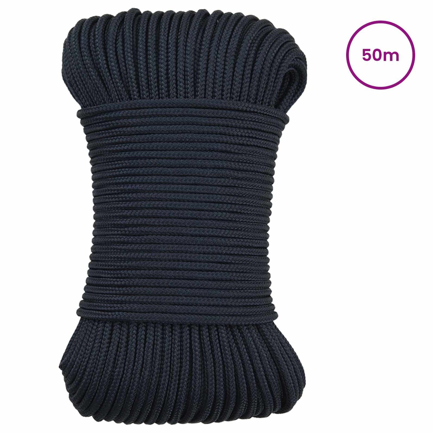 Båtsnor 0.4 mm 50 m Kongeblå Polyester