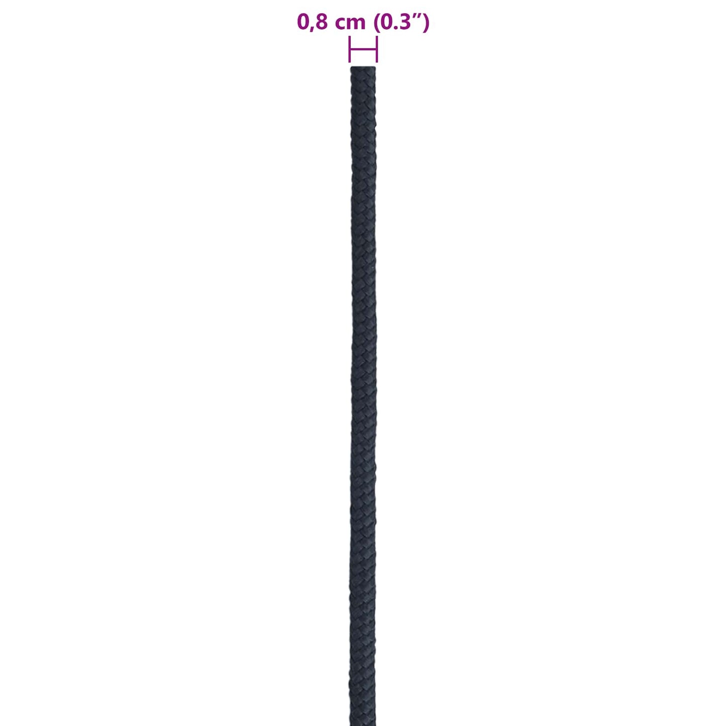 Båtsnor Kongeblå 250 m Polyester