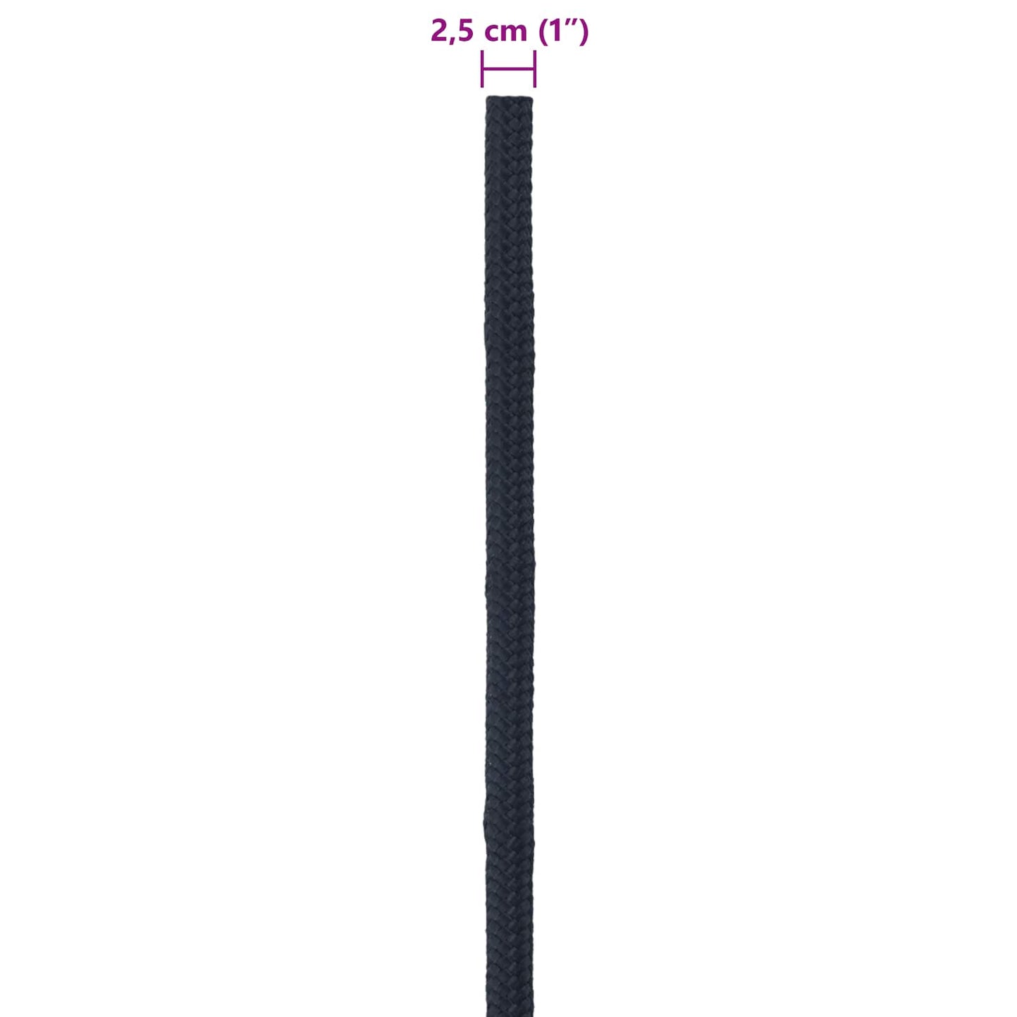 Båtsnor Kongeblå 50 m Polyester