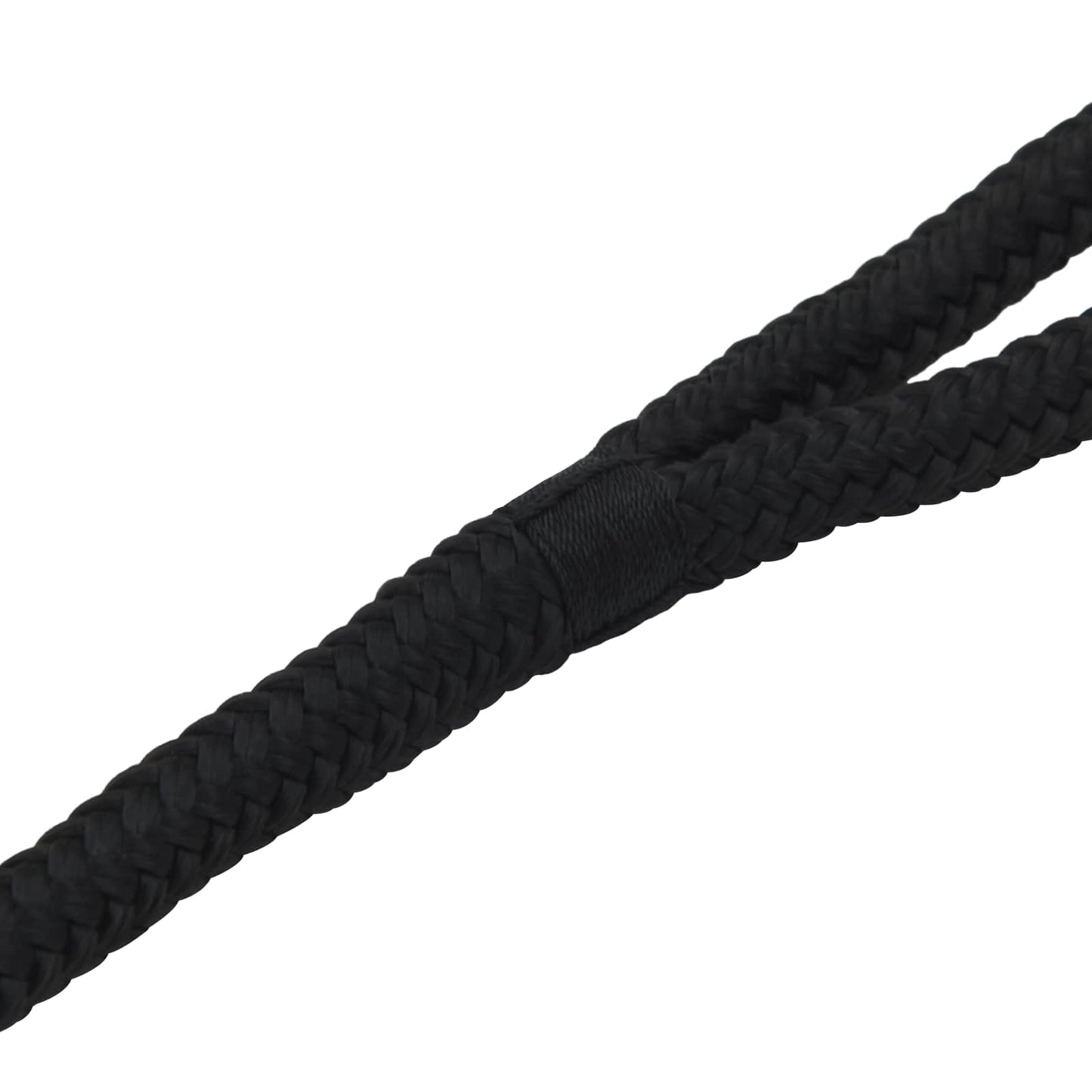 Båtsnor 16 mm 9 m Svart Polyester