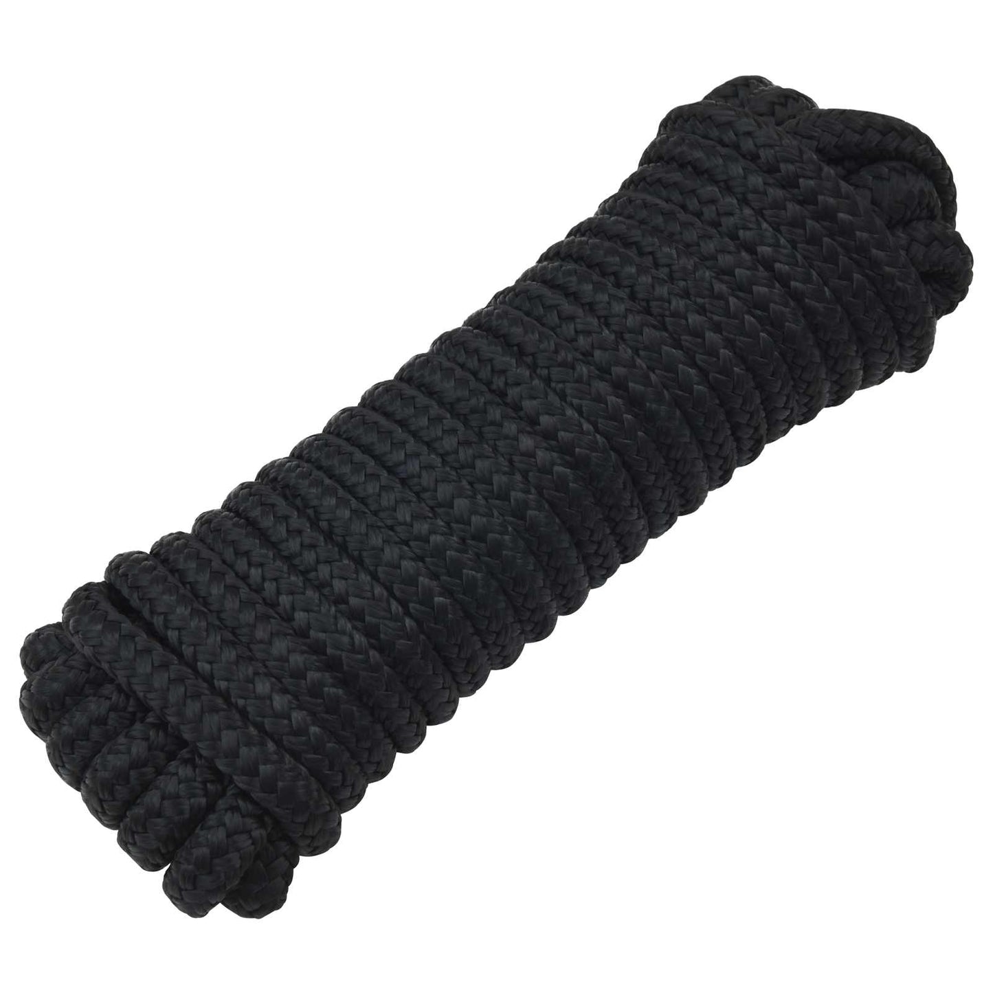 Båtsnor 2 mm 6 m Svart Polyester