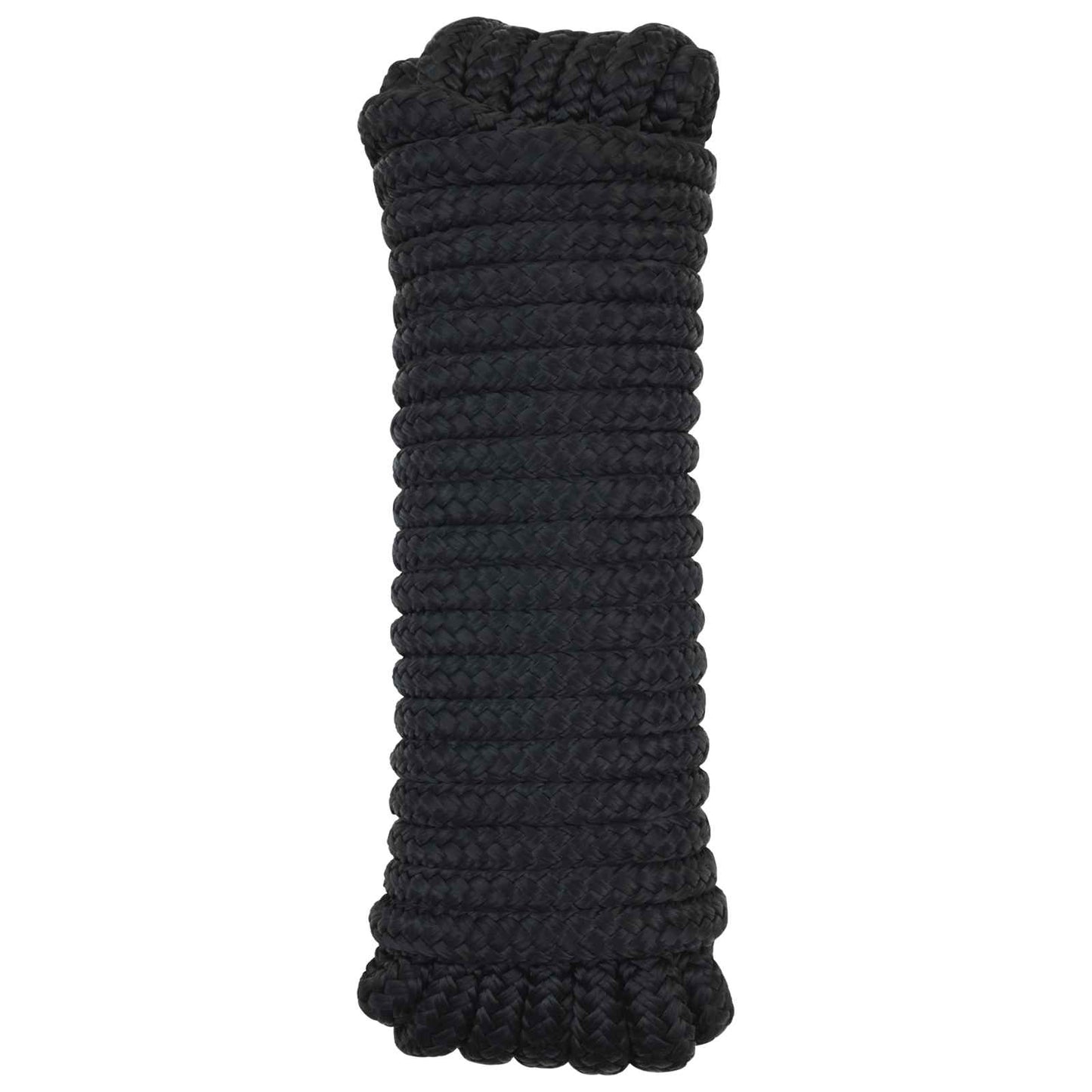Båtsnor 2 mm 12 m Svart Polyester
