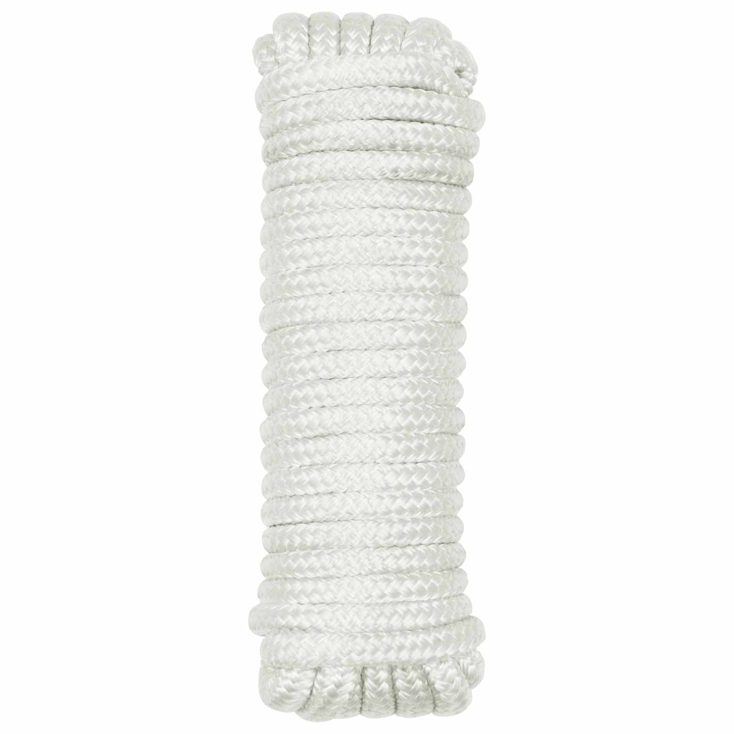 Båtsnor 10 mm 12 m Hvit Polyester