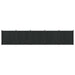 Gjerdeplate 5 pcs WPC og Aluminium Svart