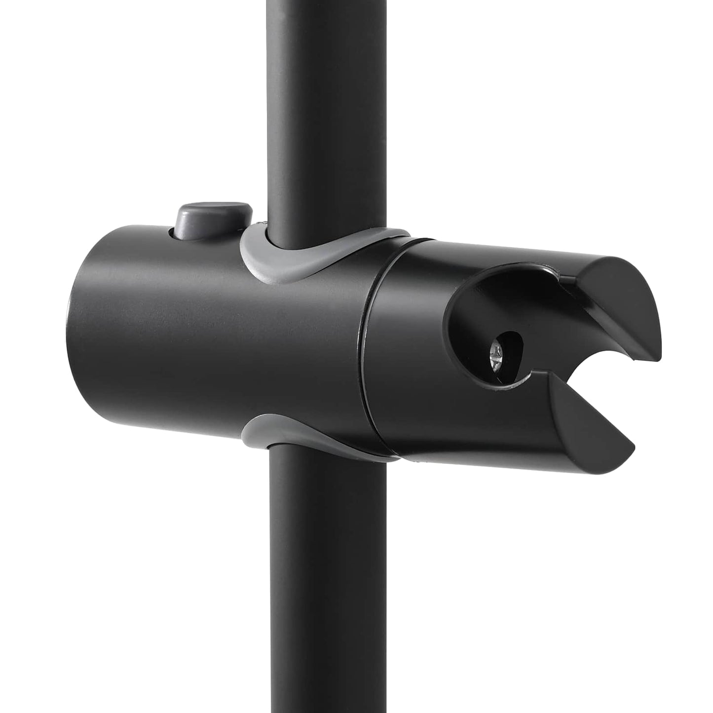 Dusjhodeholder Svart 71 cm Rustfritt stål