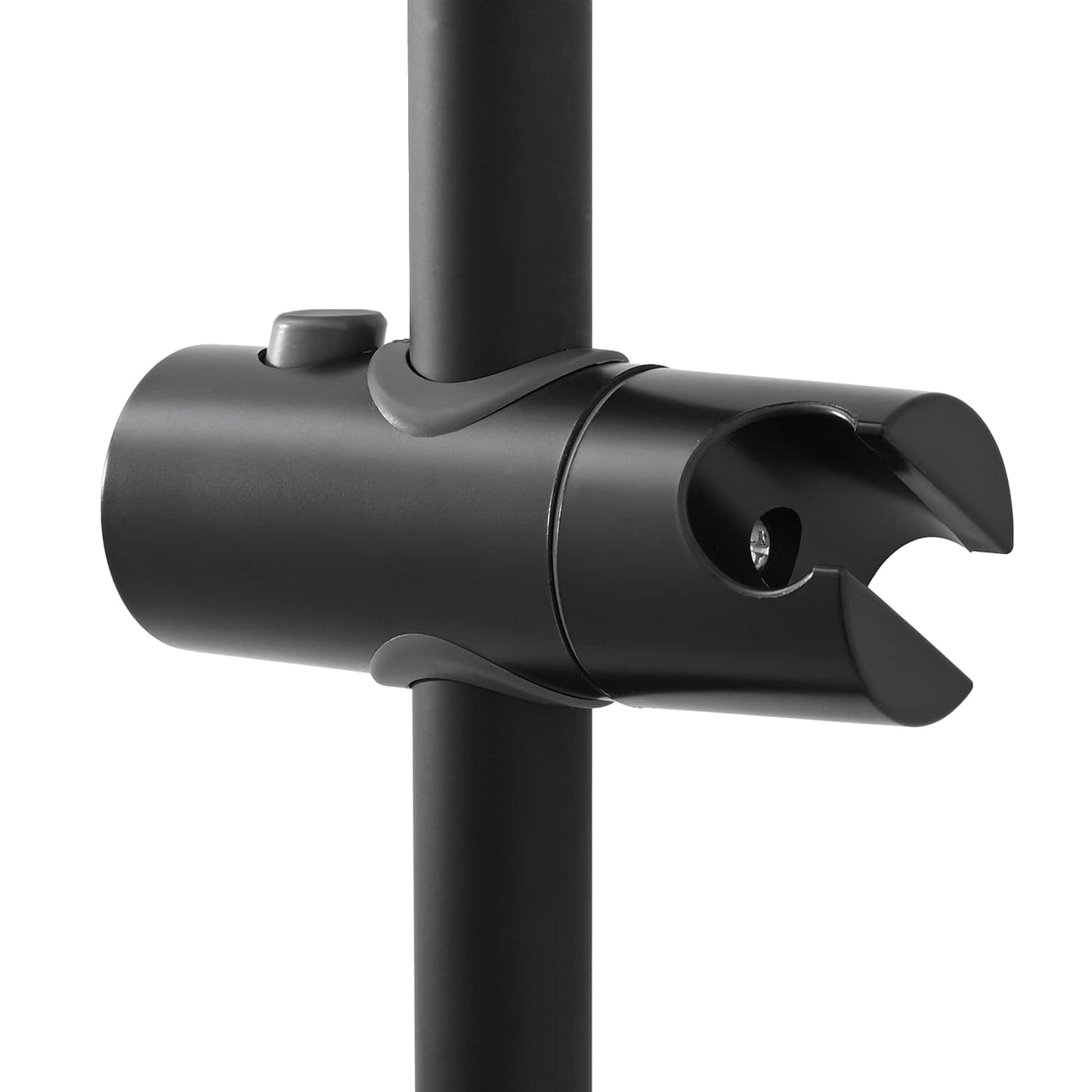 Dusjhodeholder Svart 101 cm Rustfritt stål