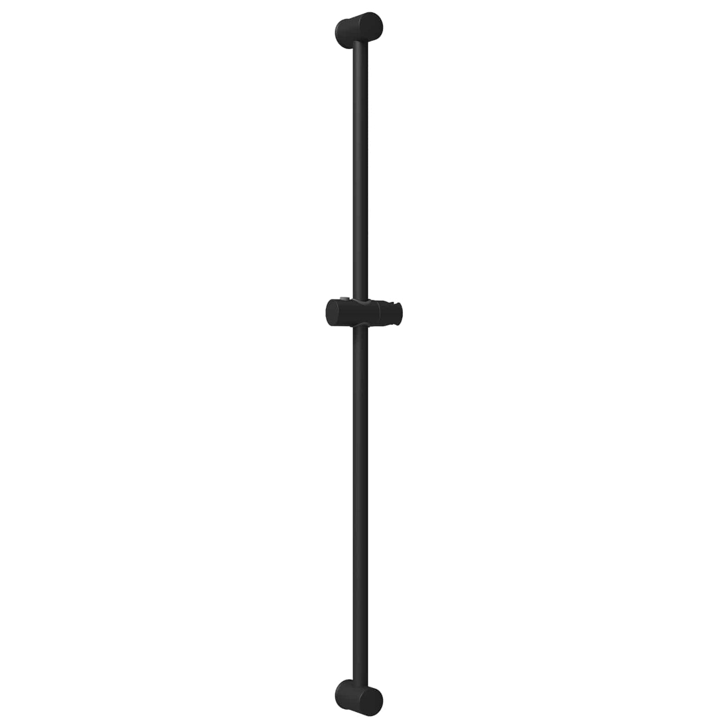 Dusjhodeholder Svart 101 cm Rustfritt stål