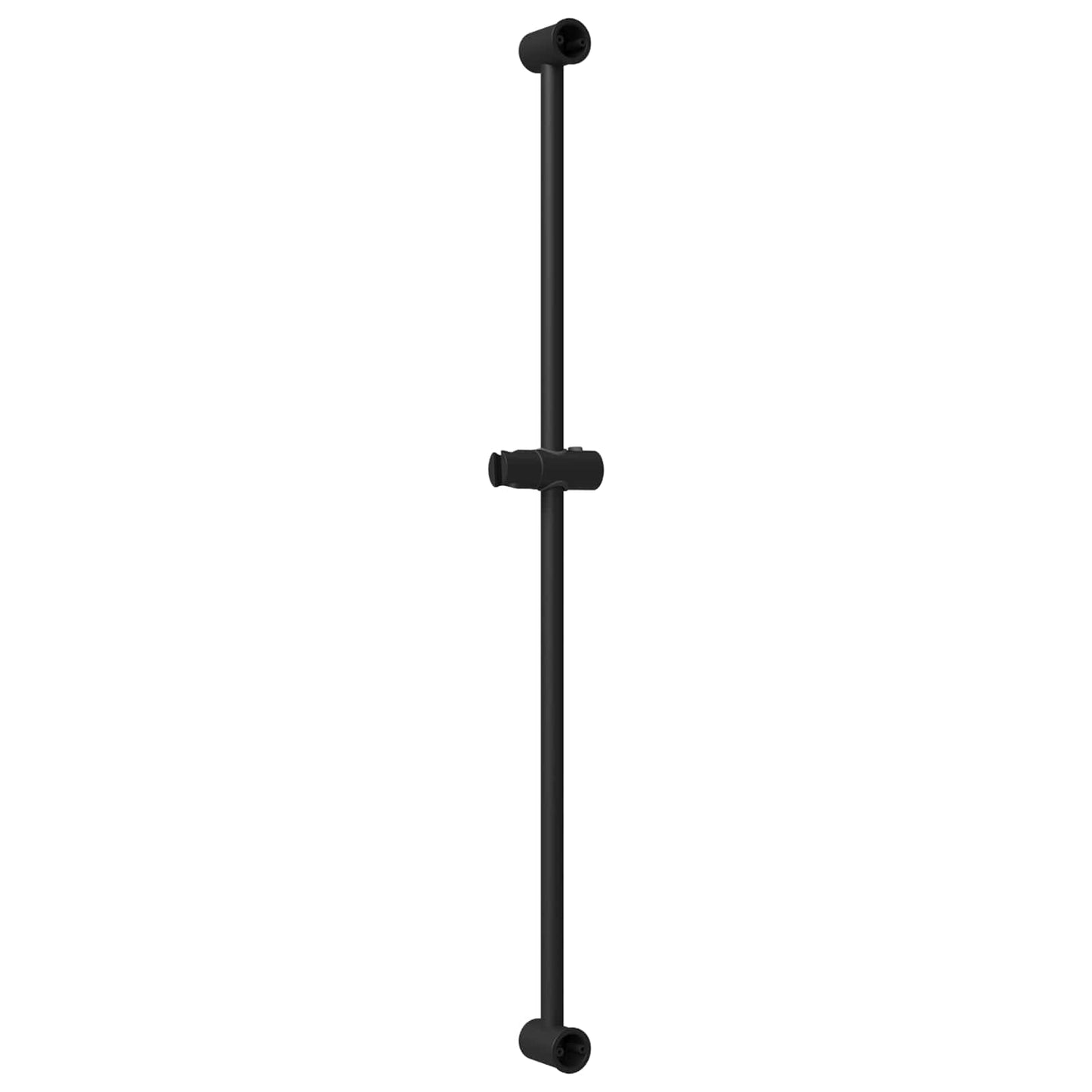 Dusjhodeholder Svart 101 cm Rustfritt stål