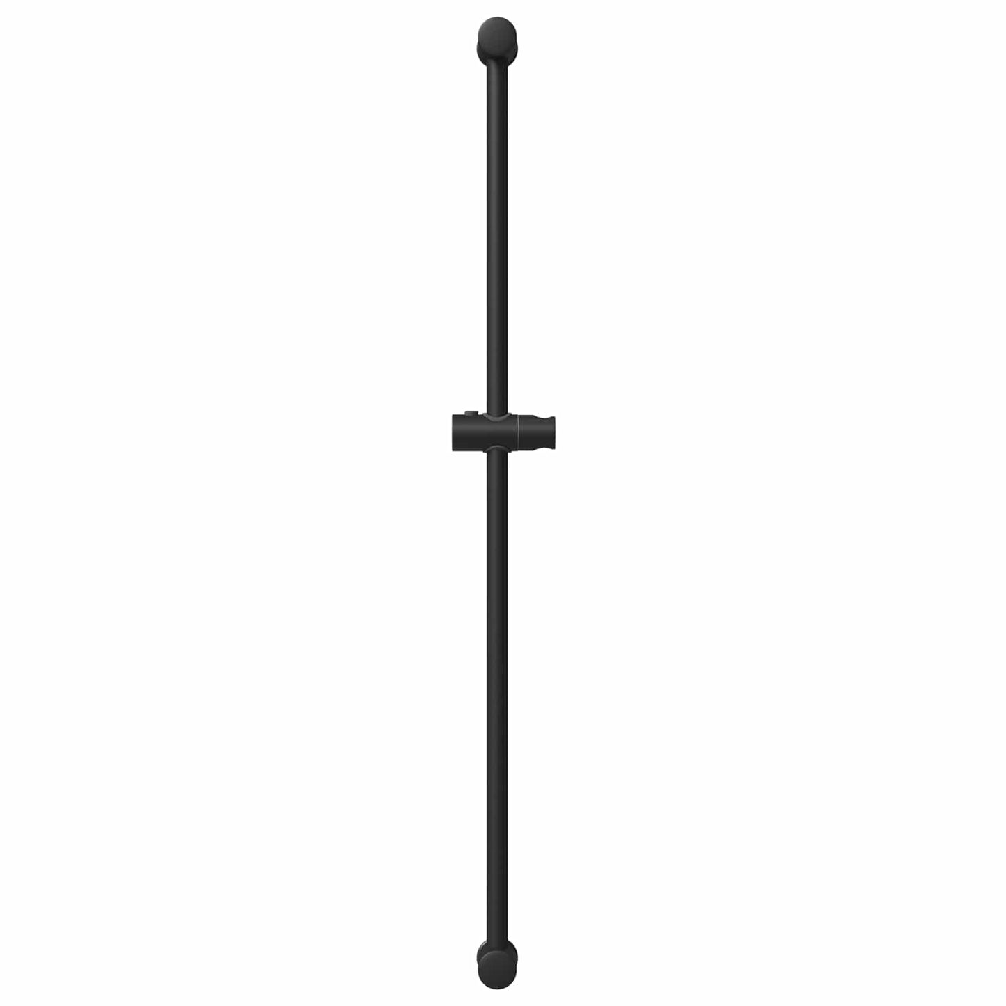 Dusjhodeholder Svart 101 cm Rustfritt stål