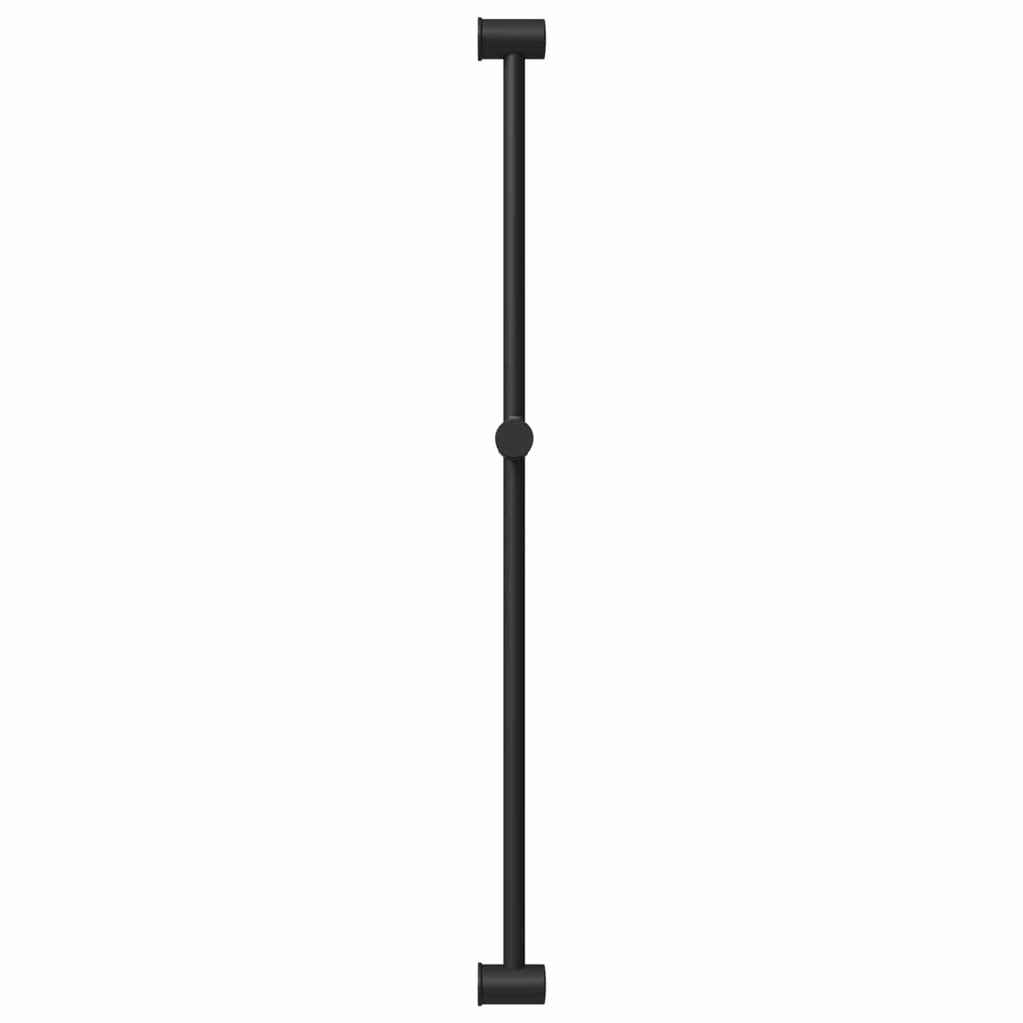 Dusjhodeholder Svart 101 cm Rustfritt stål
