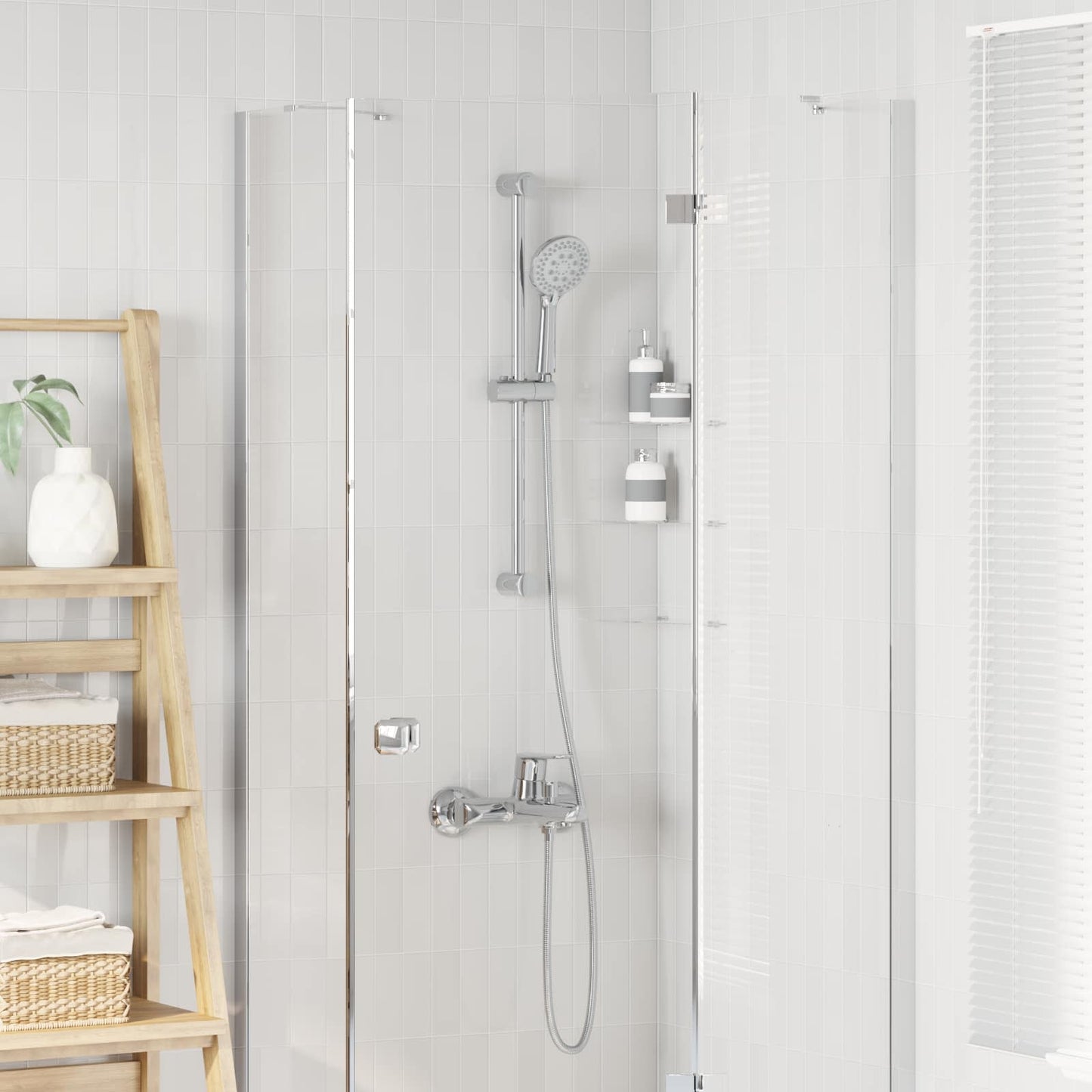 Dusjsystemsett Krom 70 cm Rustfritt stål