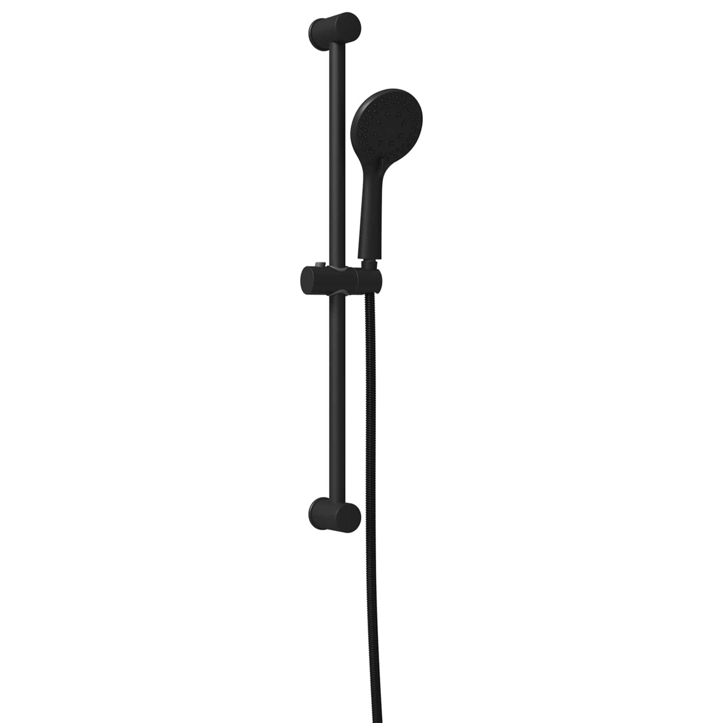Dusjsystemsett Svart 70 cm Rustfritt stål