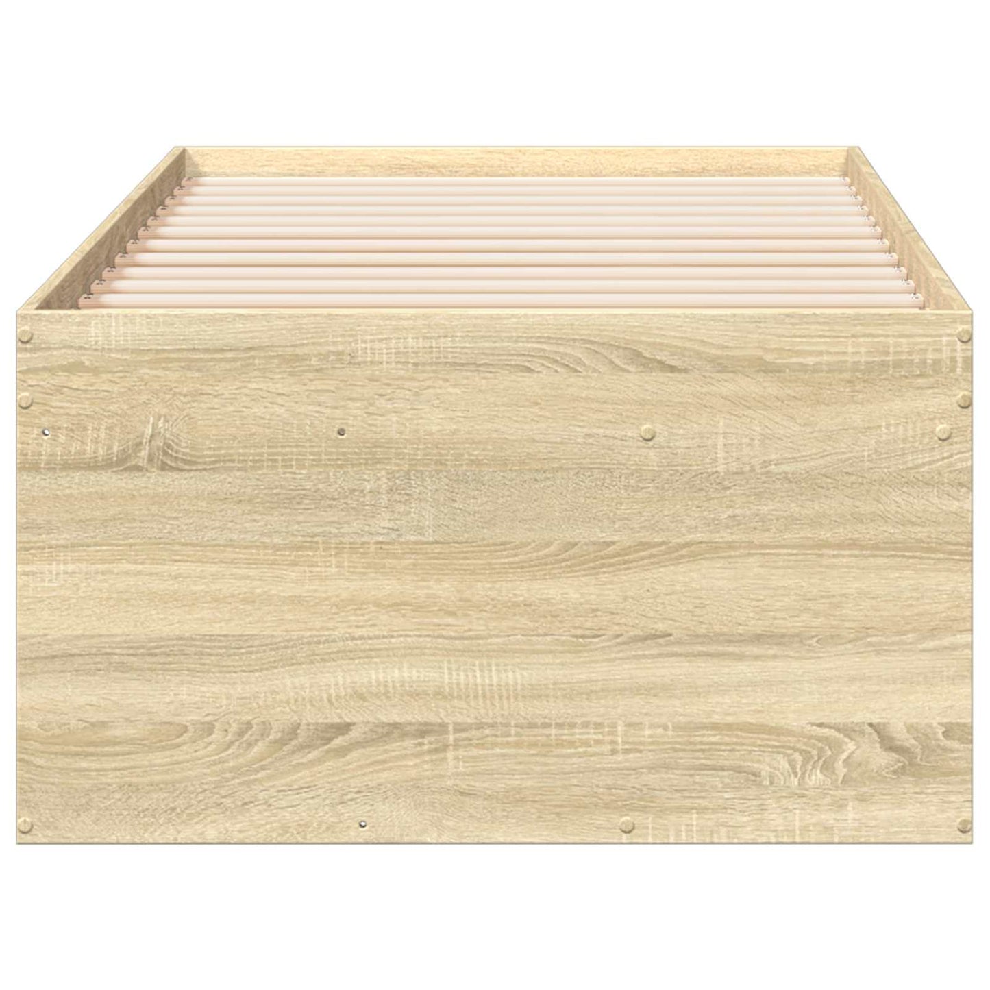 Sengeramme med oppbevaring med skuff Sonoma eik 80 x 200 cm
