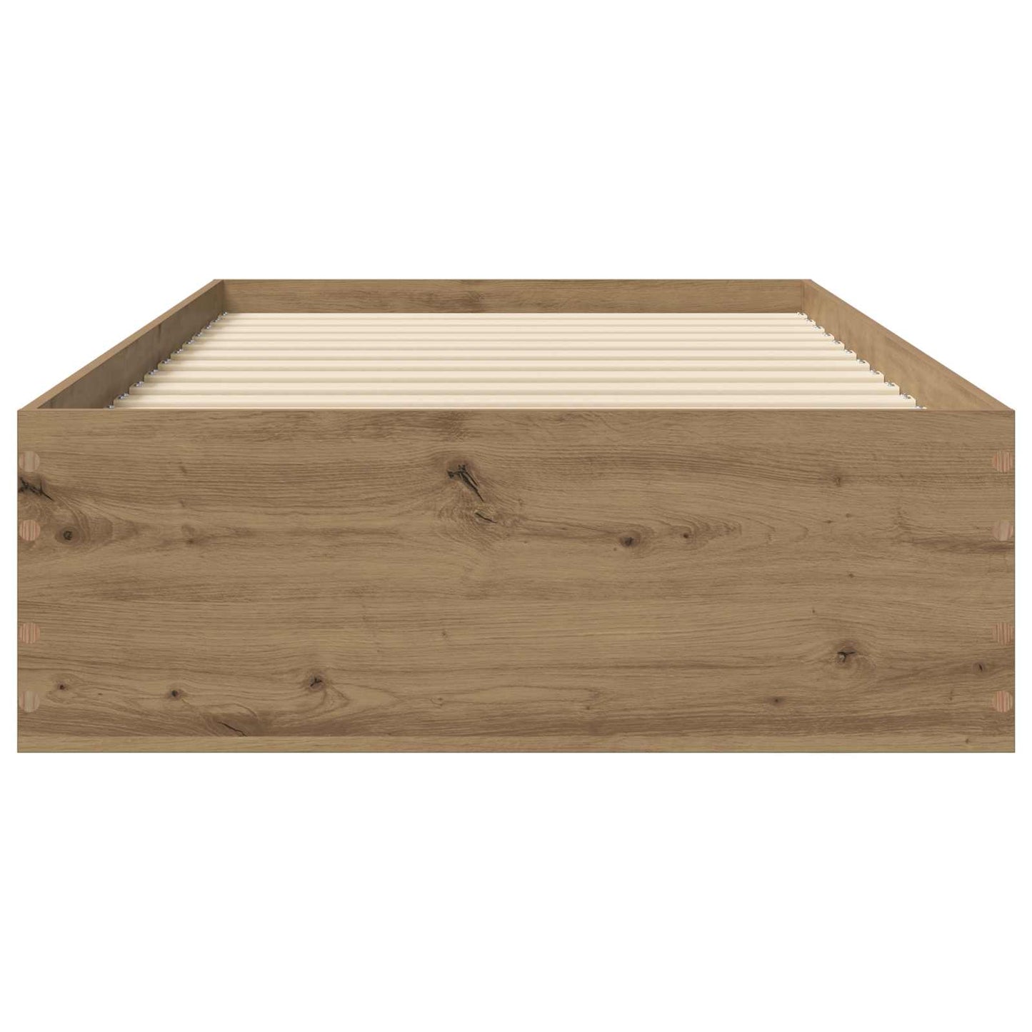 Sengeramme med oppbevaring Artisan eik 80 x 200 cm
