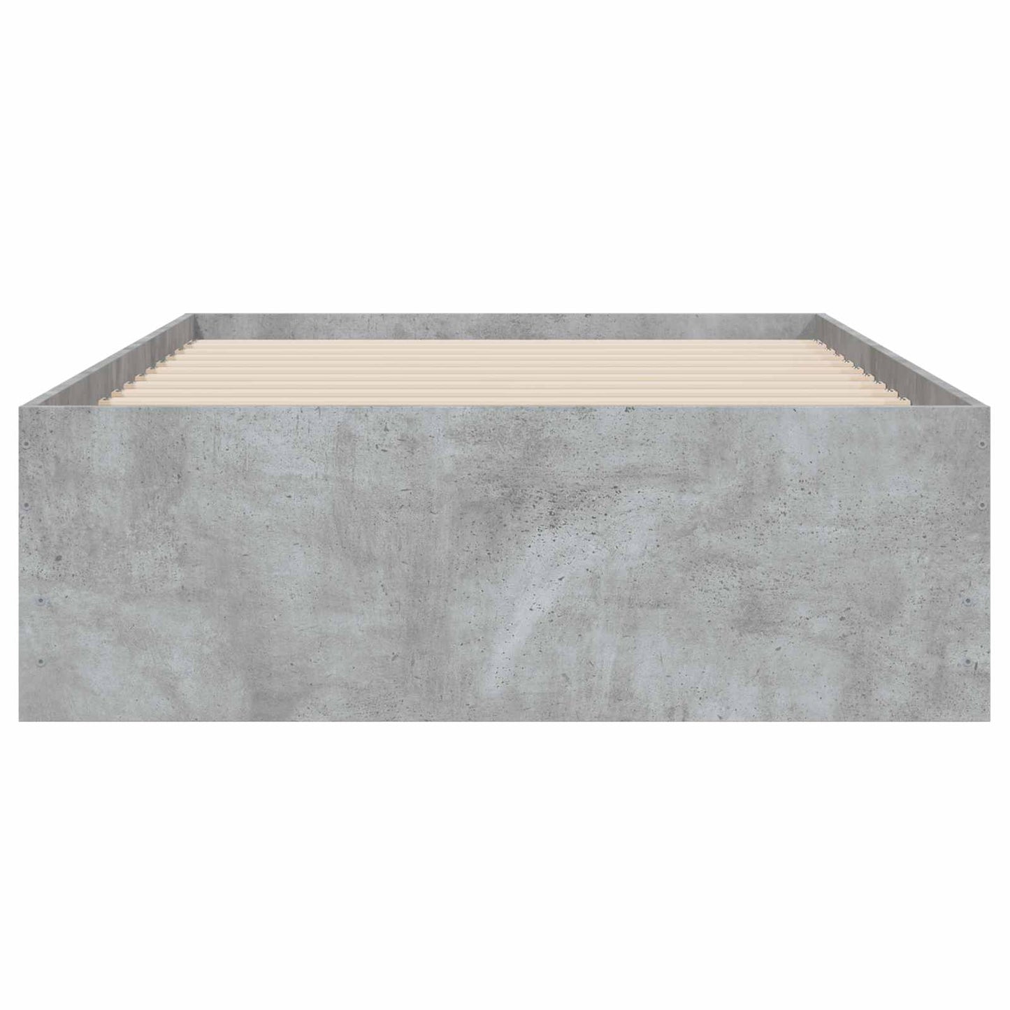 Sengeramme med oppbevaring med skuff Grå Sonoma 80 x 200 cm
