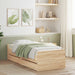 Sengeramme med oppbevaring Sonoma eik 80 x 200 cm