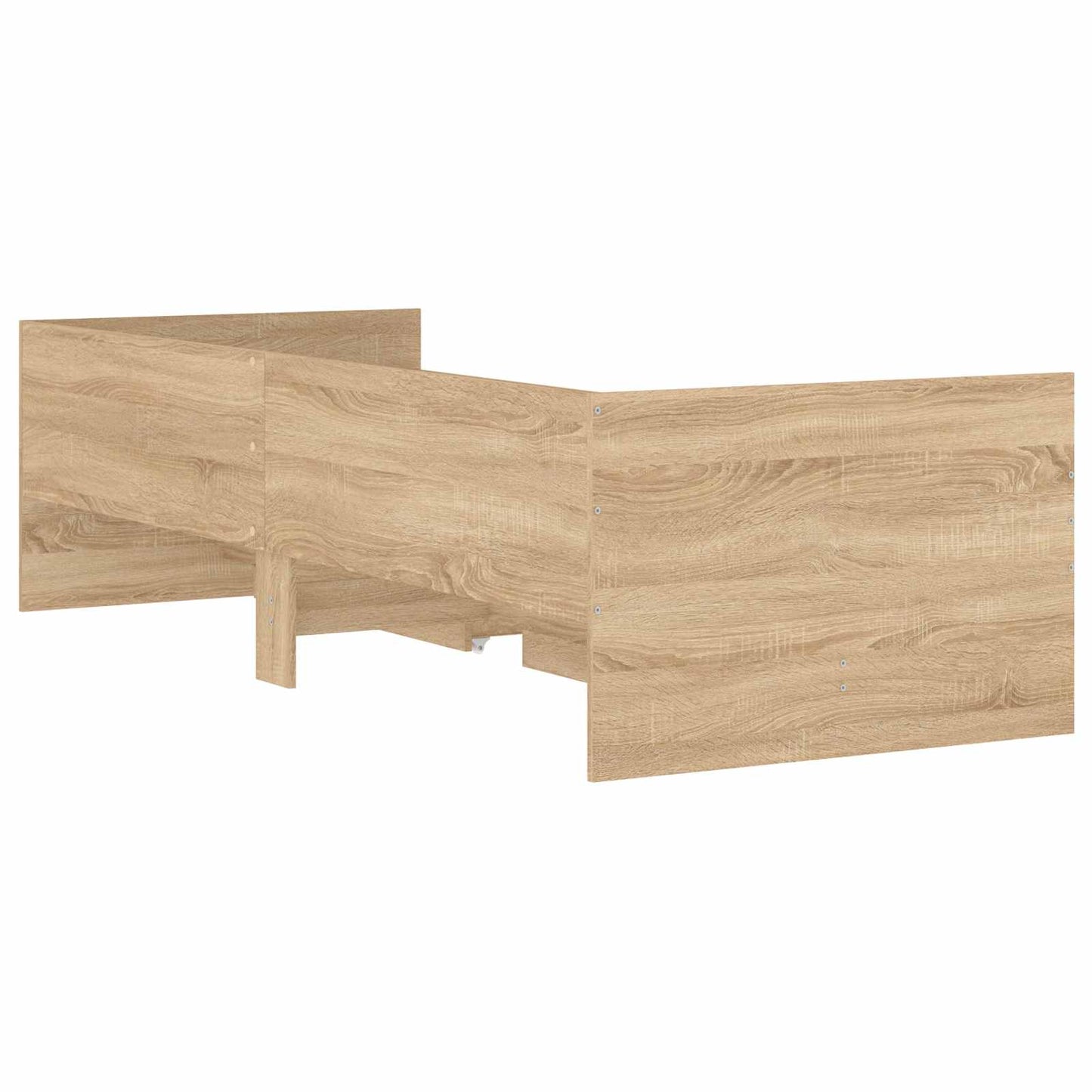 Sengeramme med oppbevaring Sonoma eik 80 x 200 cm