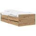 Sengeramme med oppbevaring Artisan eik 80 x 200 cm