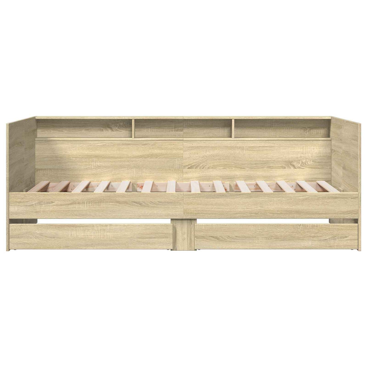 Sengeramme med oppbevaring Sonoma eik 80 x 200 cm