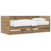 Sengeramme med oppbevaring Artisan eik 80 x 200 cm