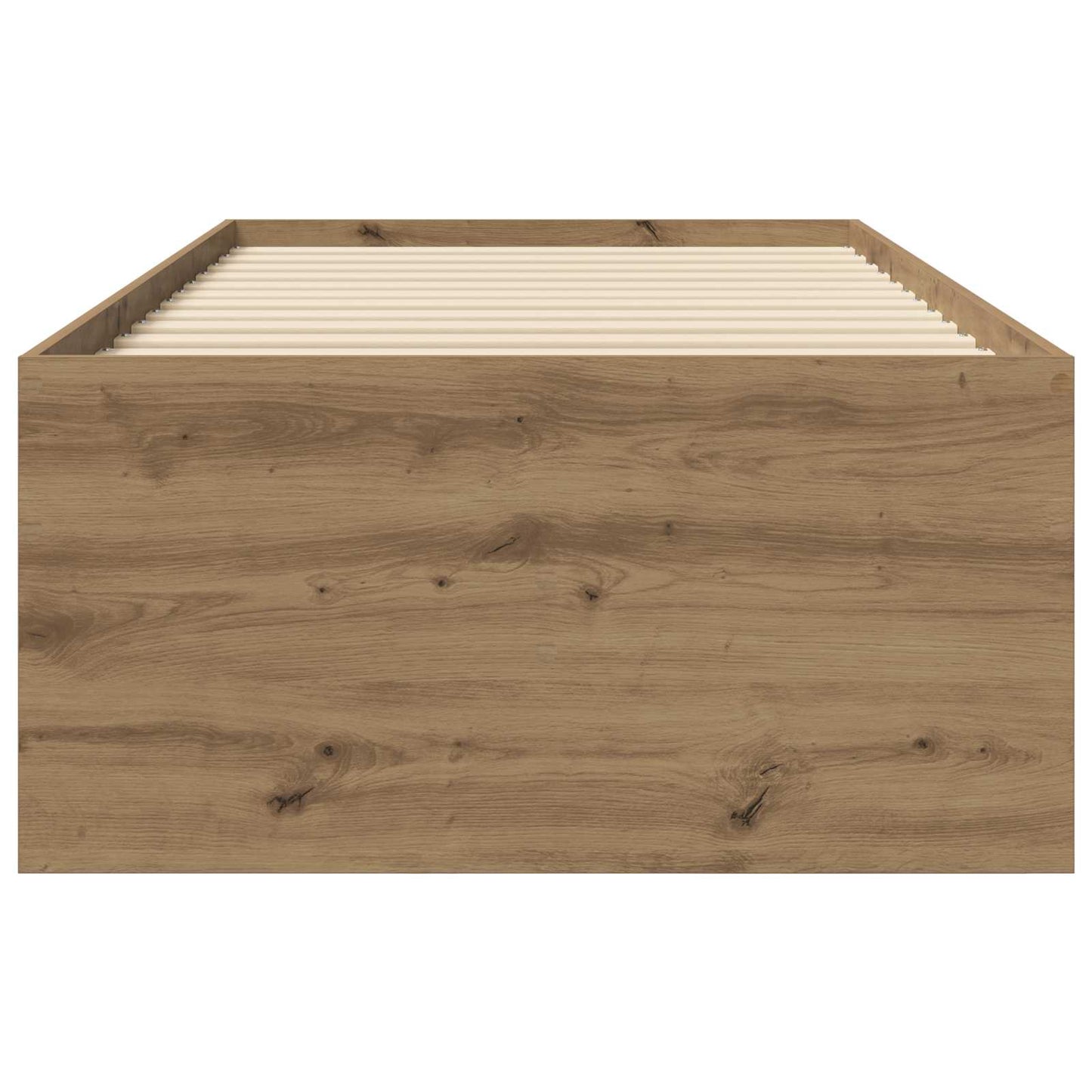 Sengeramme med oppbevaring med skuff Artisan eik 80 x 200 cm