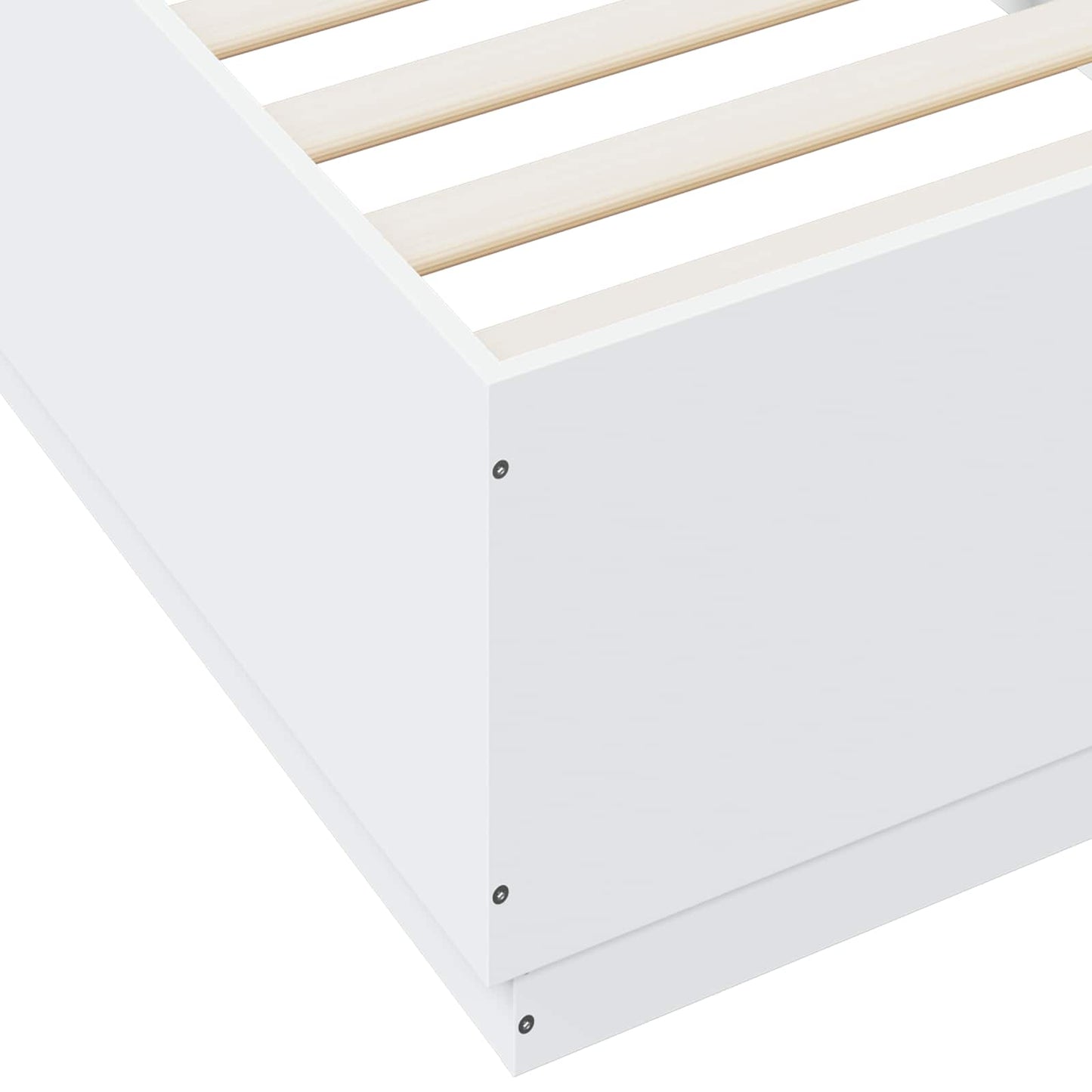 Sengestamme Hvit 80 x 200 cm Konstruert tre