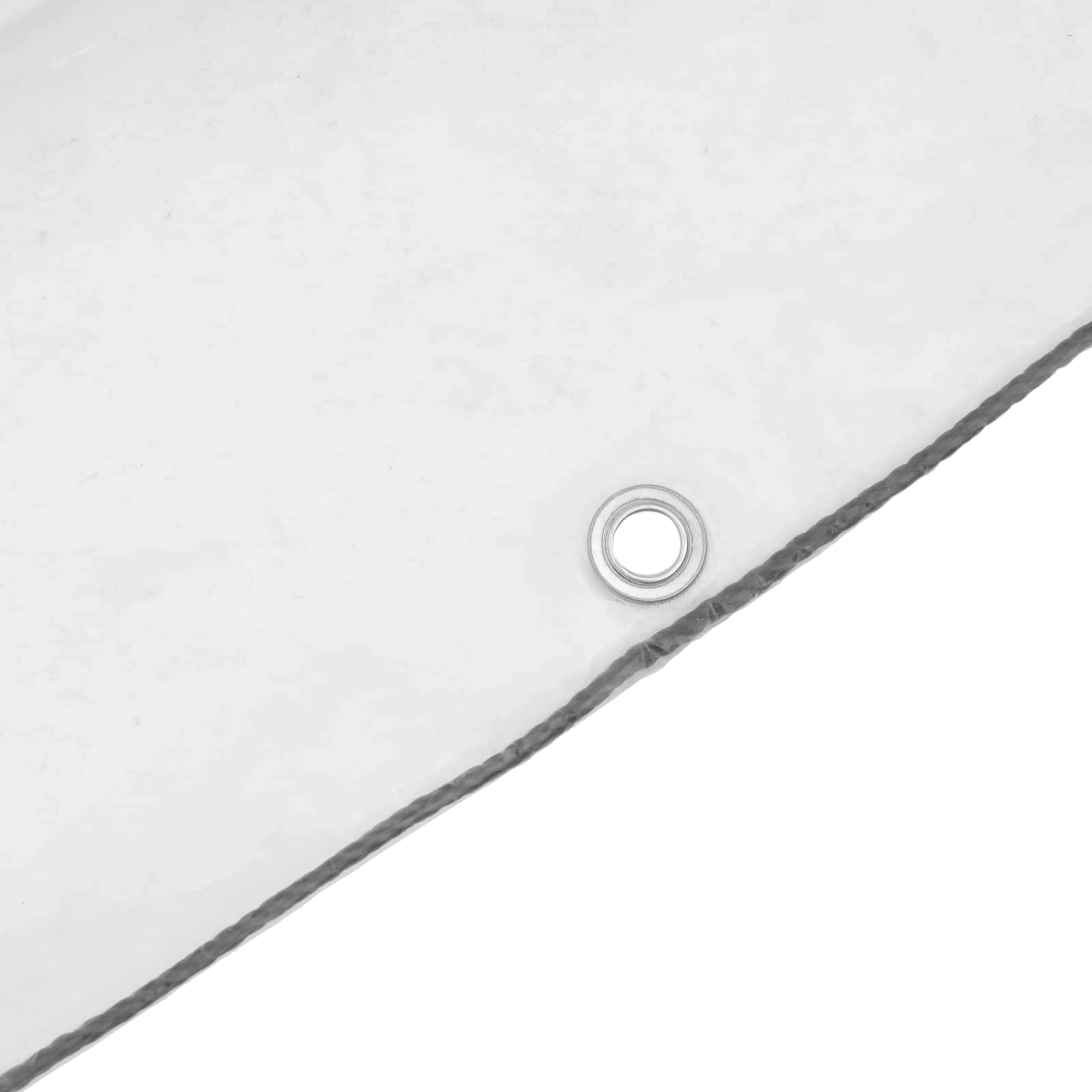Presenning med øyer Gjennomsiktig 3 x 3 m Polyethylen vidaXL