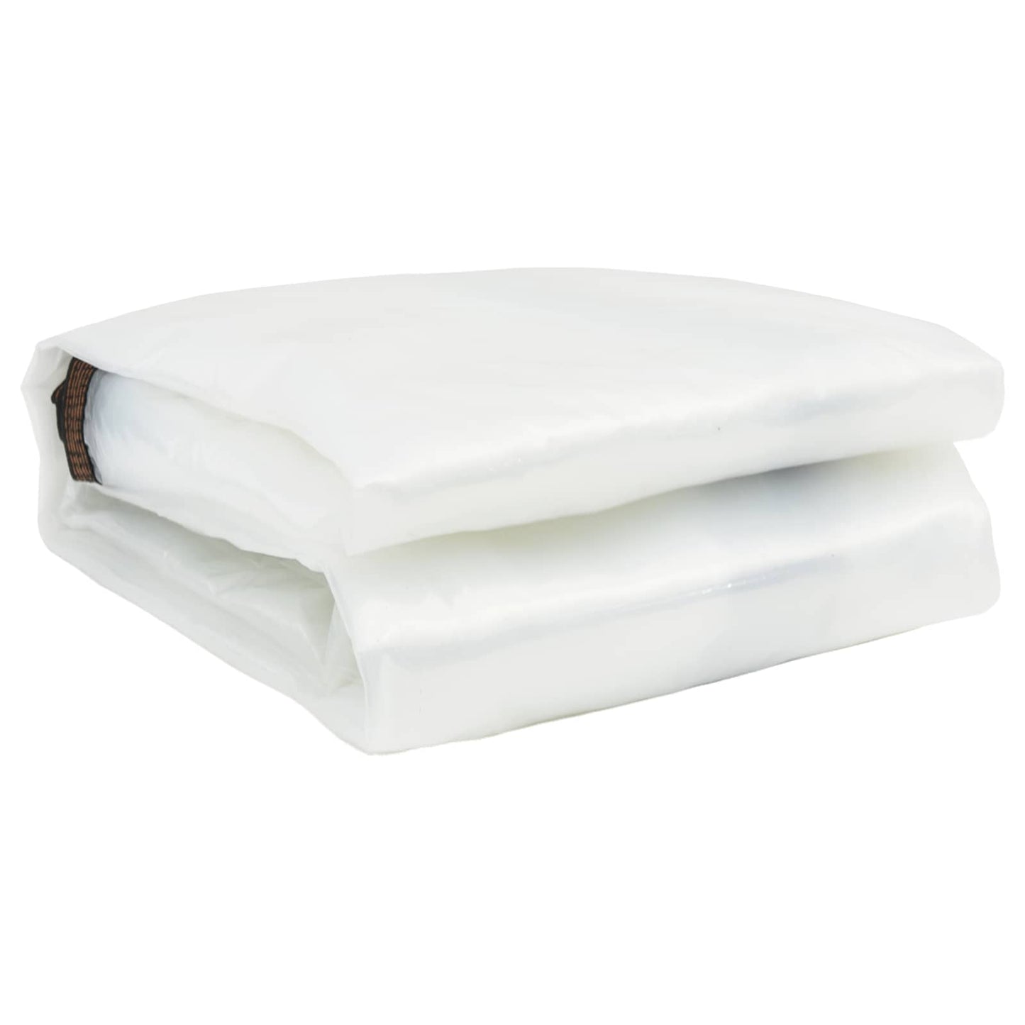 Presenning med øyer Gjennomsiktig 6 x 12 m Polyethylen vidaXL