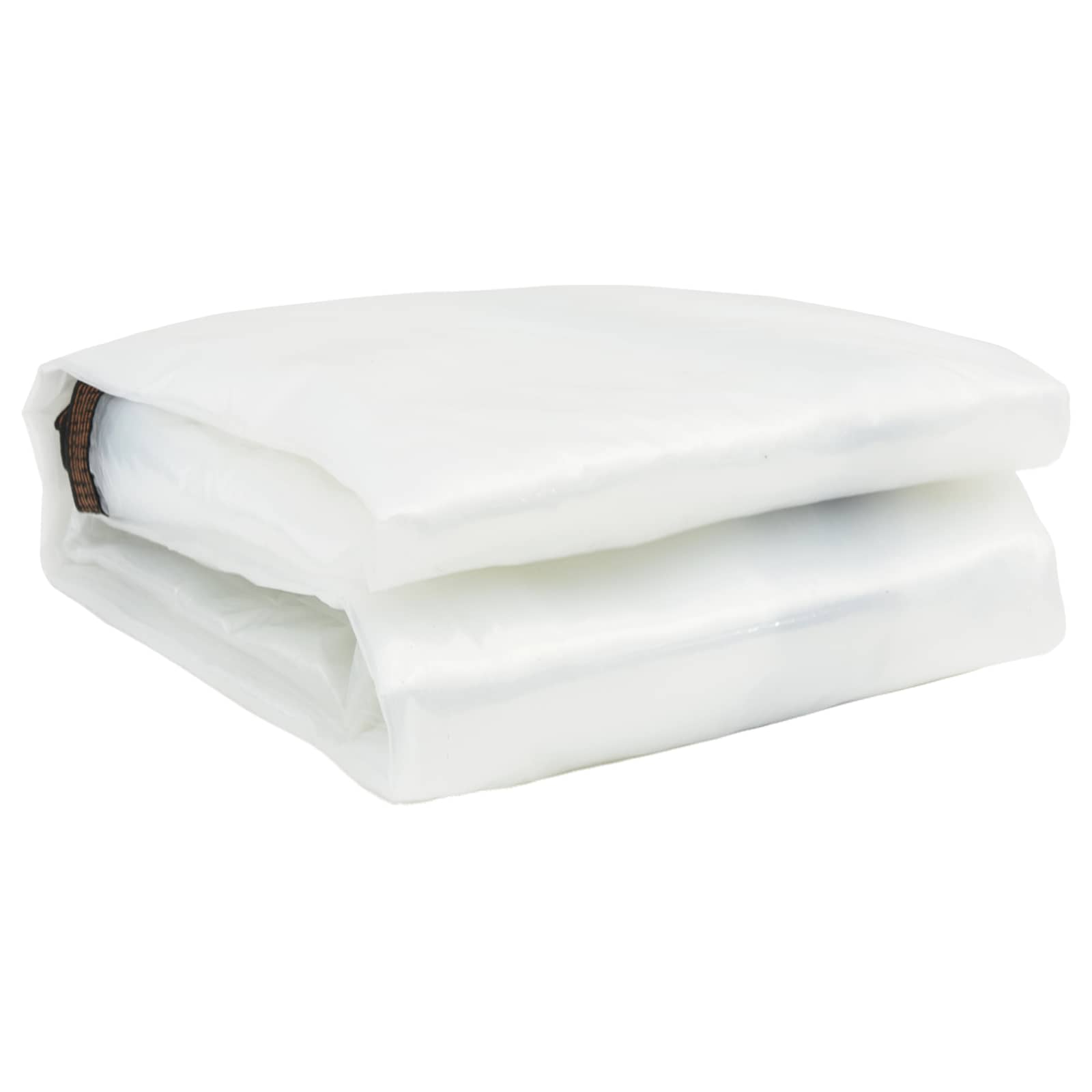 Presenning med øyer Gjennomsiktig 10 x 10 m Polyethylen vidaXL