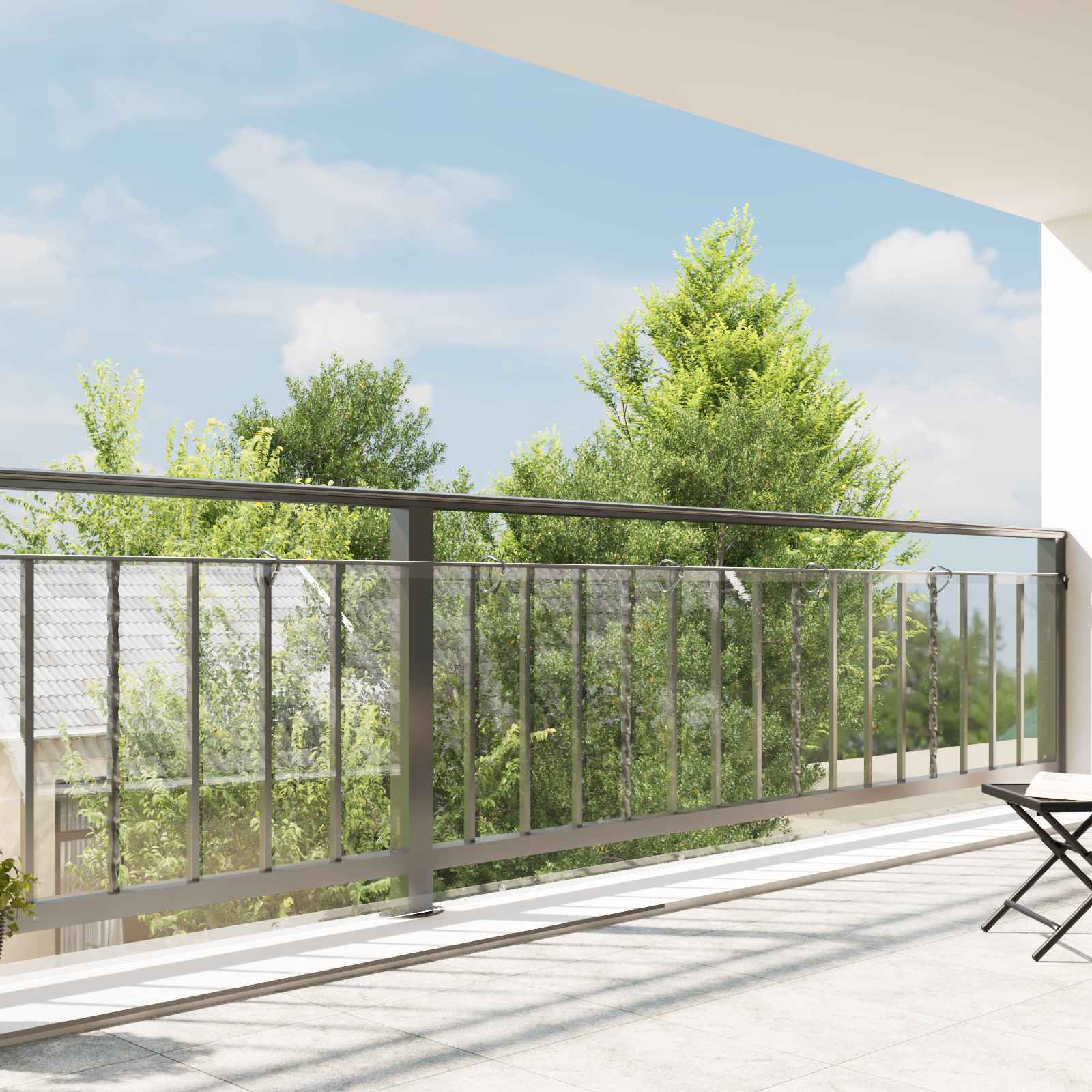 Presenning med øyer Gjennomsiktig 1 x 12 m Polyethylen vidaXL