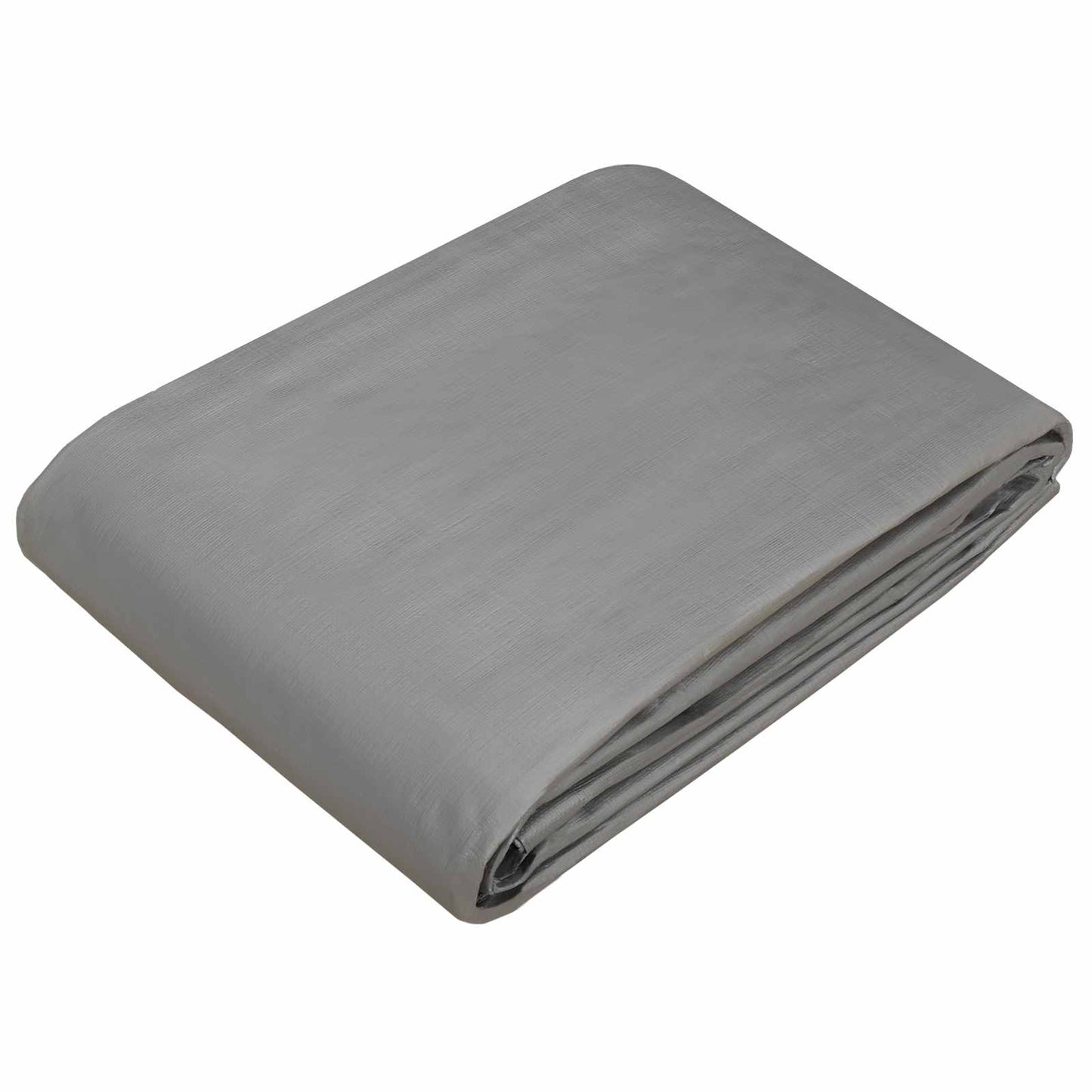 Presenning med øyer Lysegrå 3 x 3 m 260 gsm PE