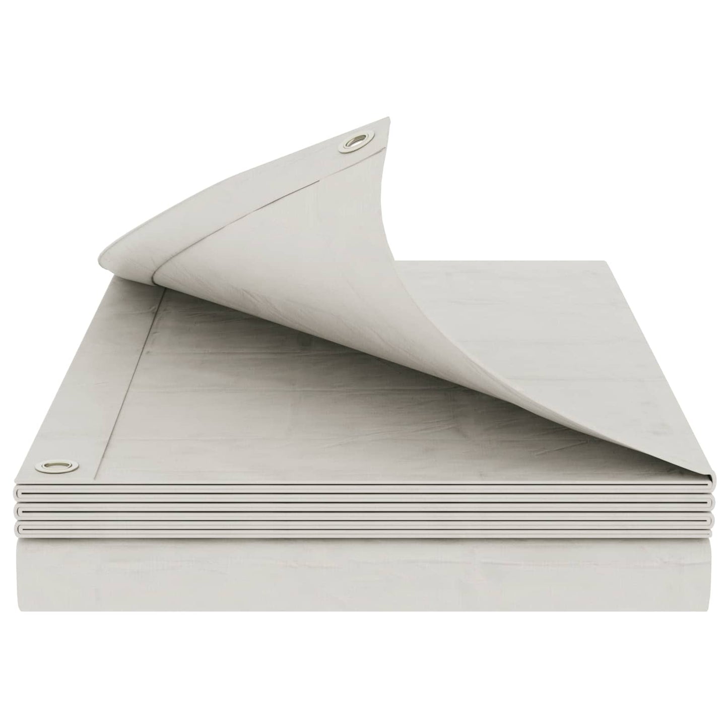 Presenning med øyer Hvit 3 x 3 m 90 gsm PE