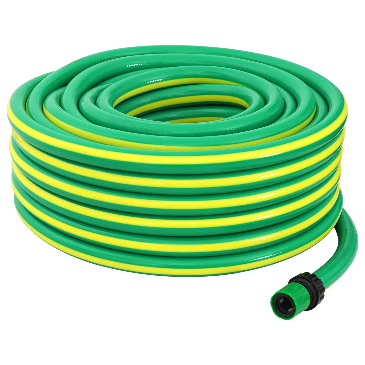 Hageslange 5-Lags Grønn og gul 3 / 4'' 100 m PVC