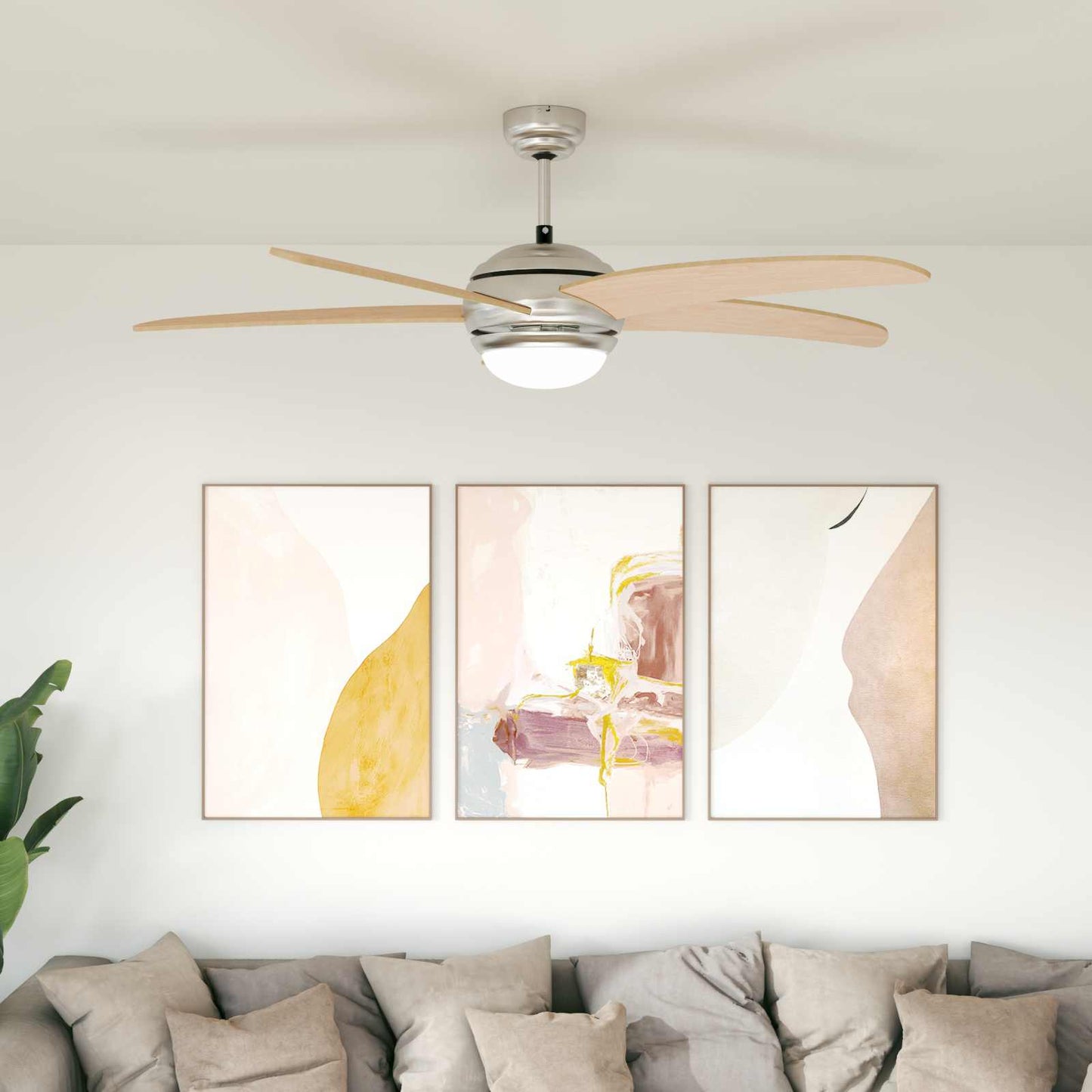 Takvifte med lys Ø 130 cm Sonoma
