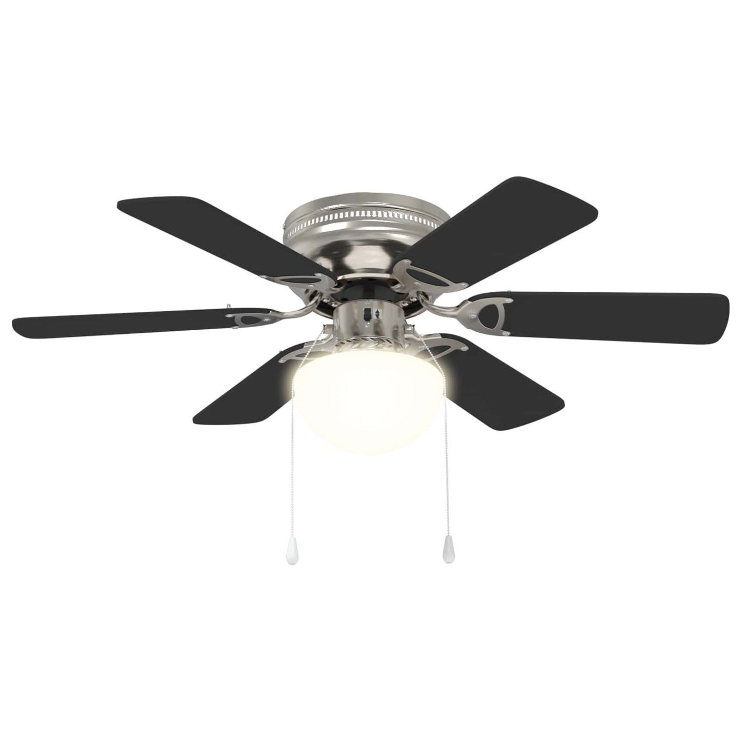 Takvifte med lys Ø 82 cm Svart
