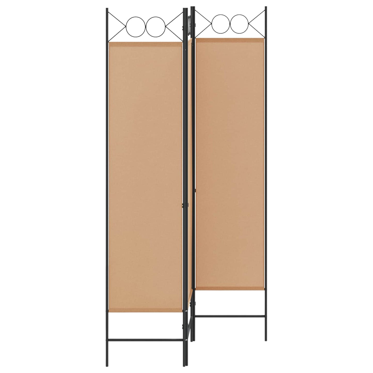3-panel romdeler Beige 120 x 180 cm Stoff