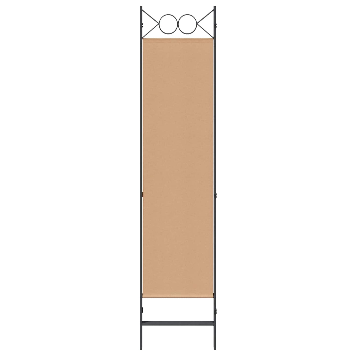 3-panel romdeler Beige 120 x 180 cm Stoff