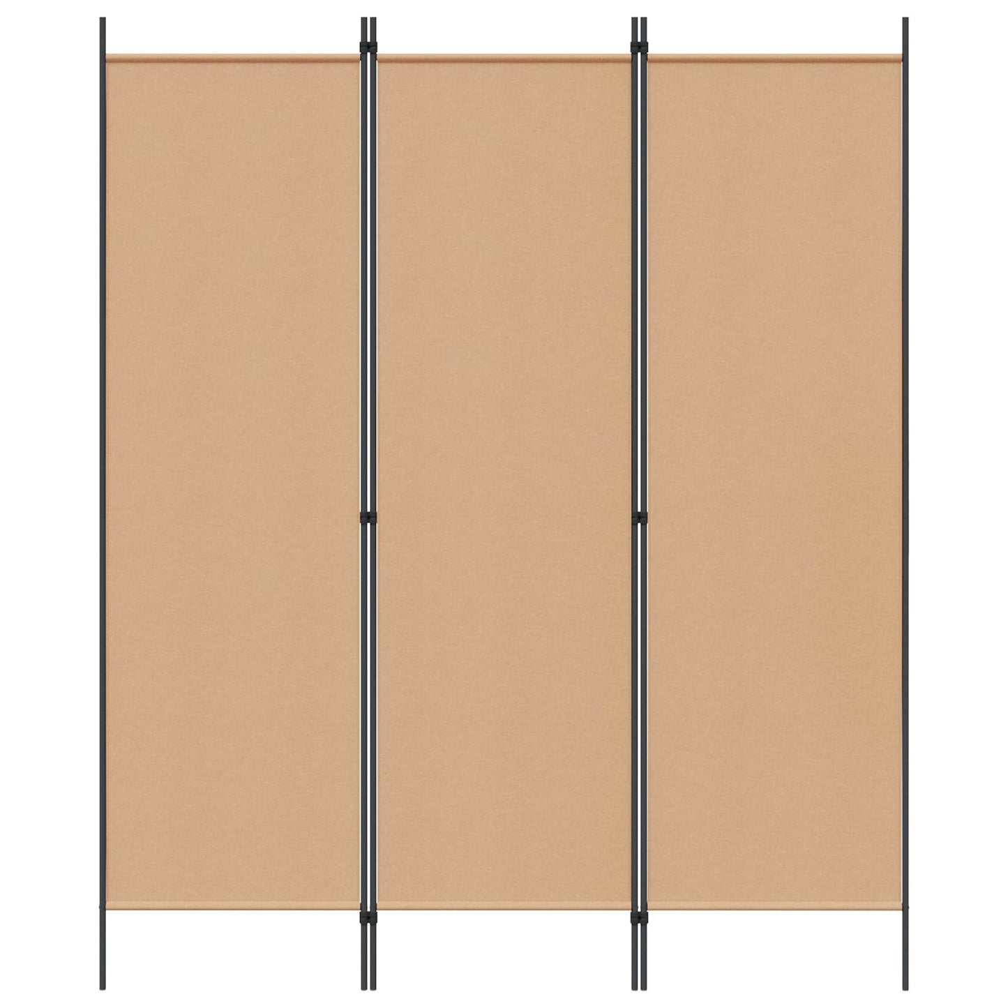 Romdeler Beige 150 x 180 cm Stoff