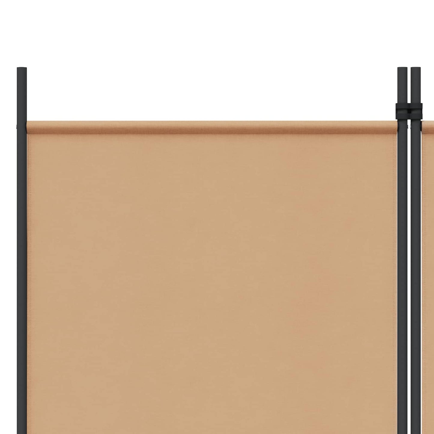 5-panel romdeler Beige 250 x 180 cm Stoff