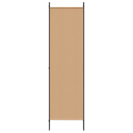 5-panel romdeler Beige 250 x 180 cm Stoff