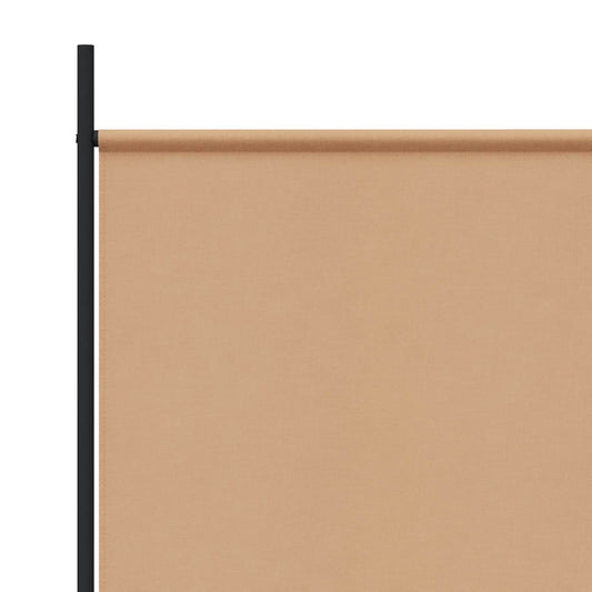 3-panel romdeler Beige 260 x 180 cm Stoff