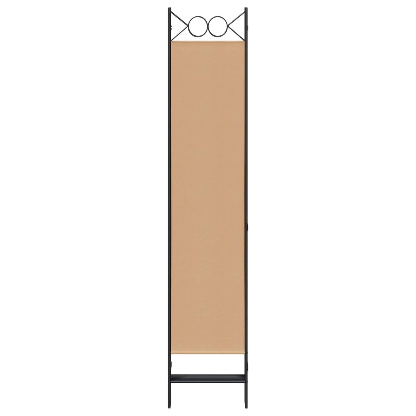 6-Panels Romdeler Beige 240 x 200 cm Stoff
